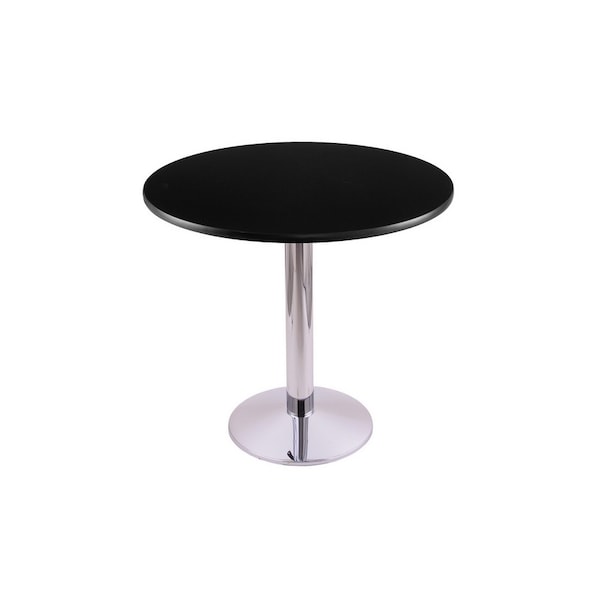 30" 214 Chrome Table, 30" dia. Top